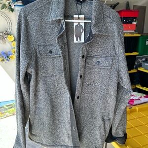 Eddie Bauer Gray Lightweight Shirt Jacket NWT